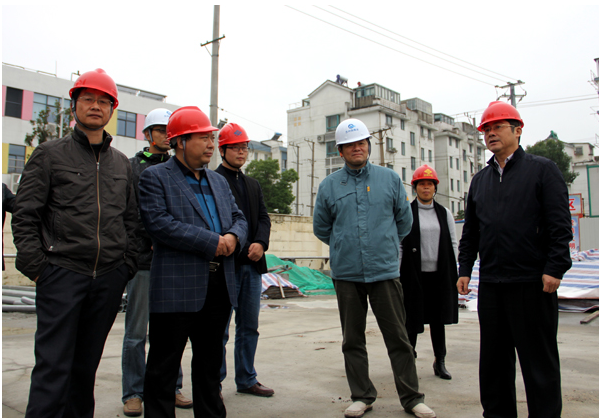 苏州市住建局局长张永清带队视察我南环中学项目